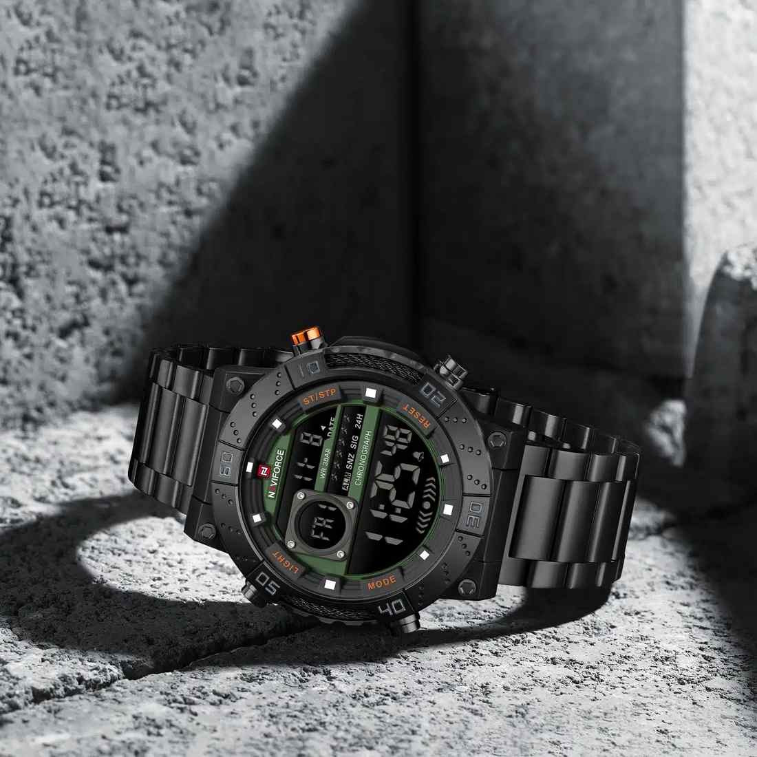 Reloj Digital Naviforce NF9241 – Estilo Militar Original